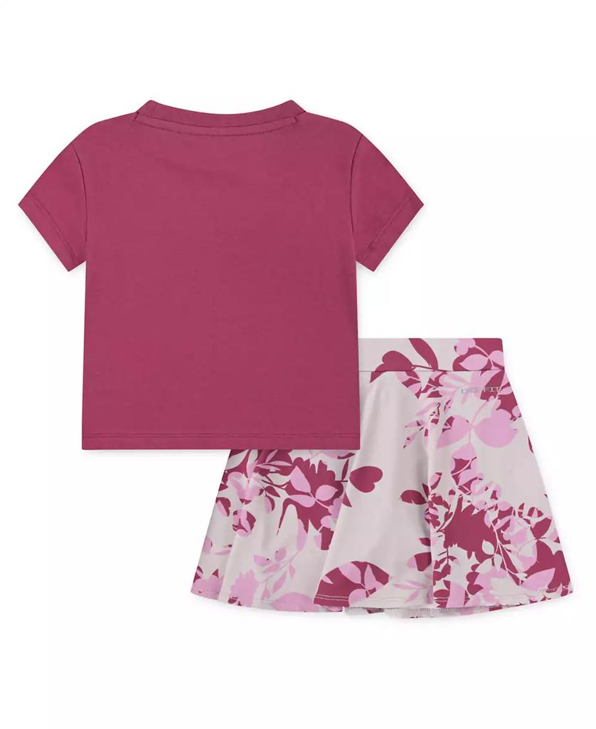 NIKE Toddler Girls 2-Piece Printed Club T-shirt and Scooter Set