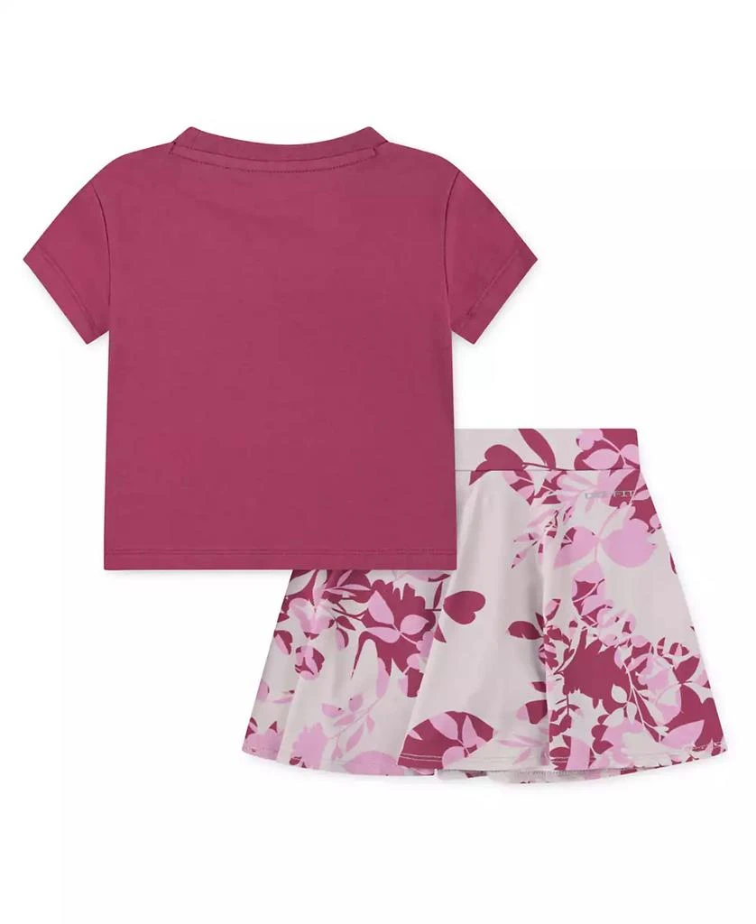NIKE Toddler Girls 2-Piece Printed Club T-shirt and Scooter Set 2