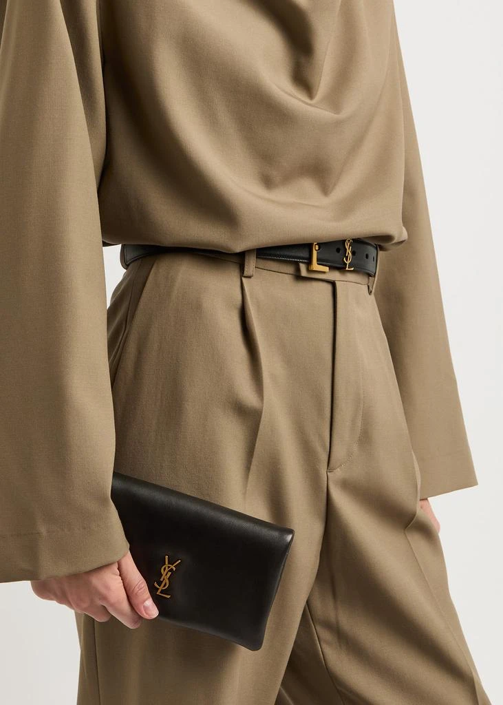 Yves Saint Laurent Puffy leather wallet-on-chain 6
