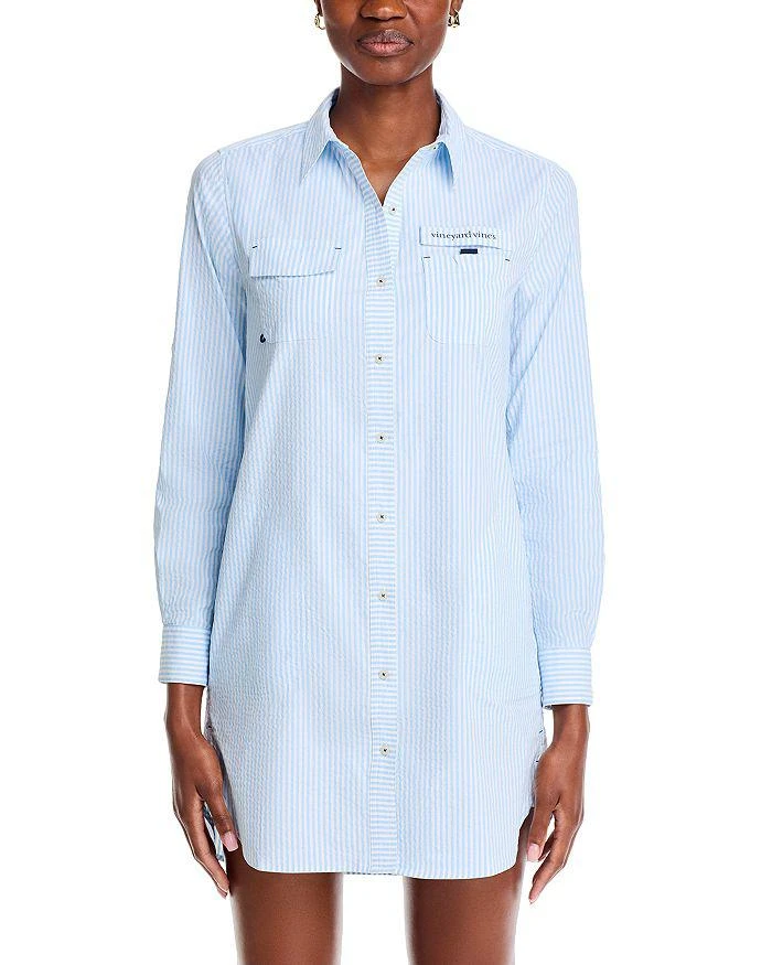 Vineyard Vines Harbor Striped Cover Up Dress 7
