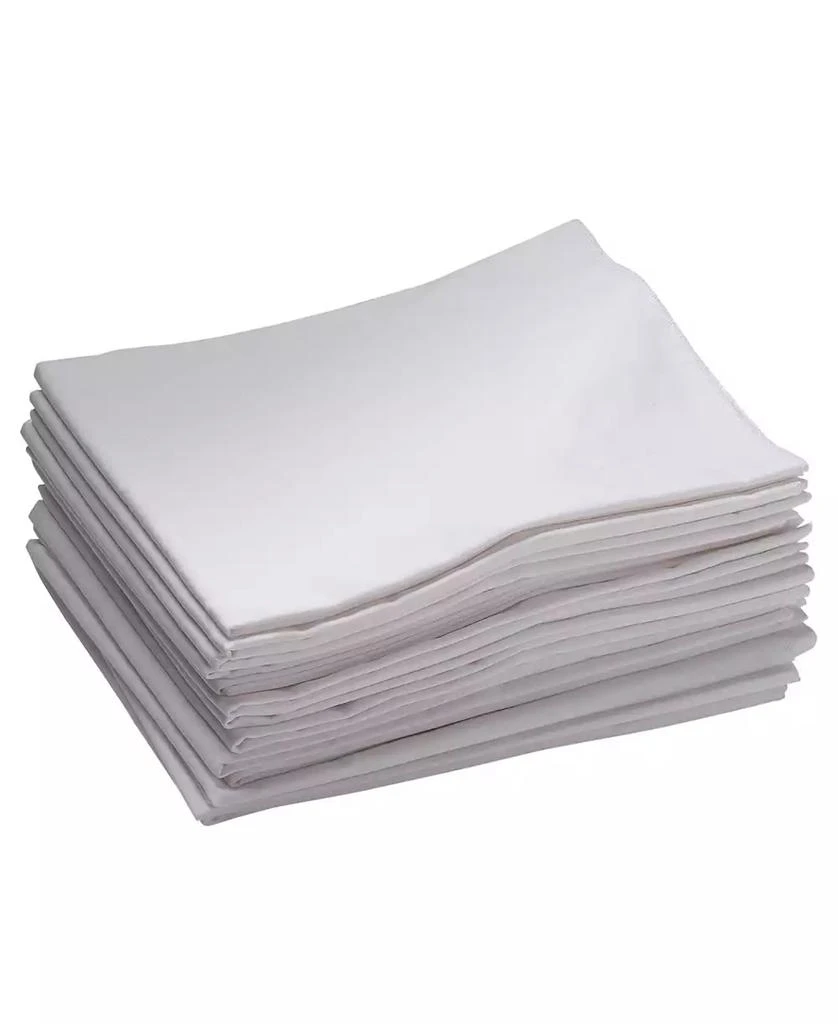 ECR4Kids RestZone Cot Sheet, Toddler Size, White, 12-Pack