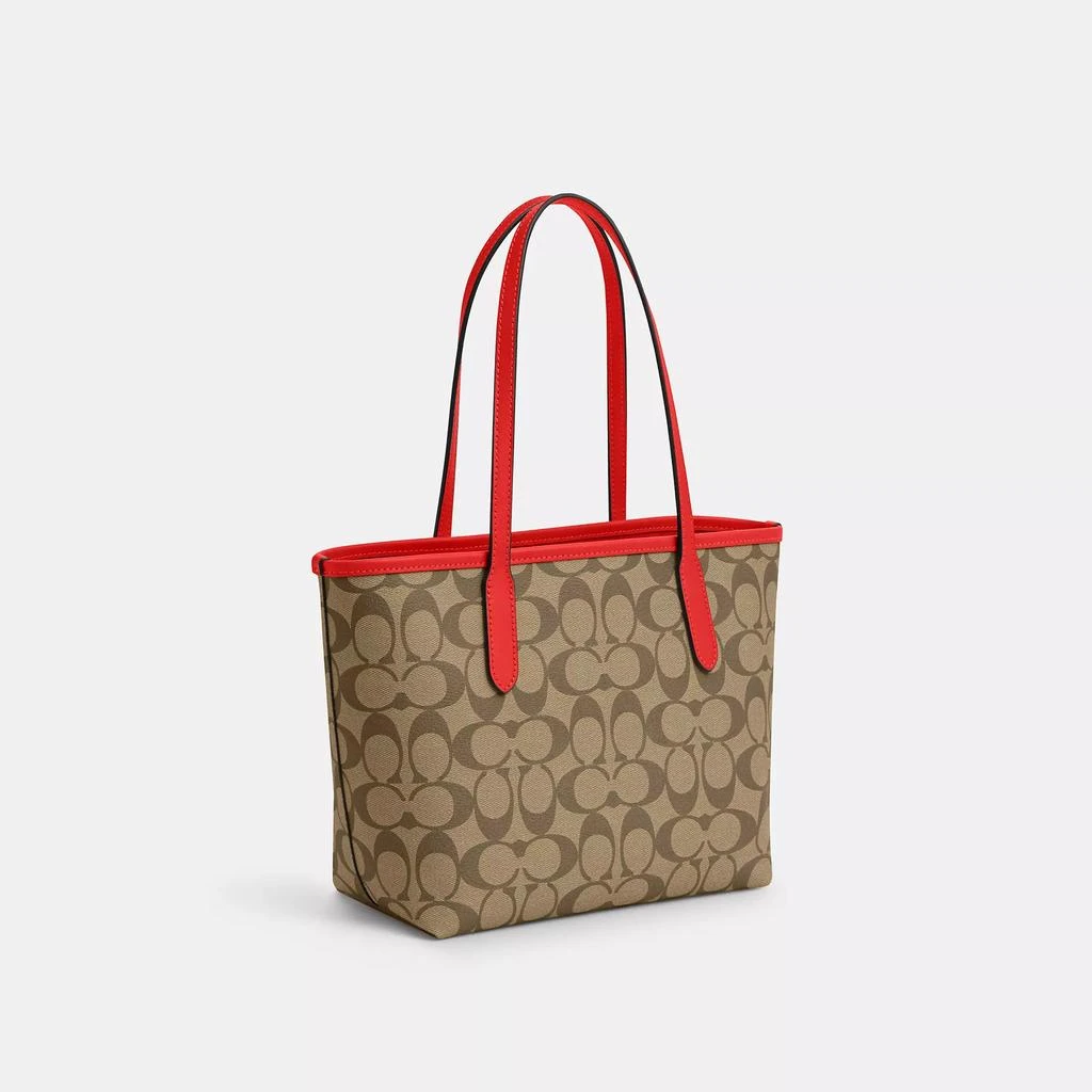 Coach Coach Outlet Mini City Tote In Signature Canvas 2