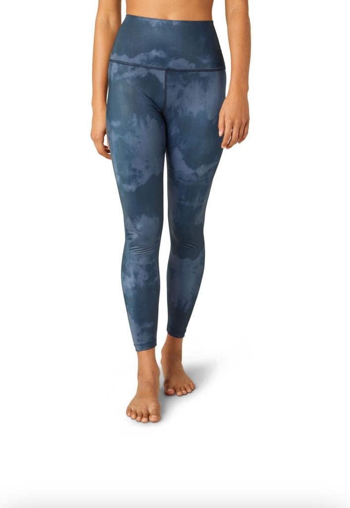 beyond yoga Spacedye High Waist Legging In Stellar Blue Cloud