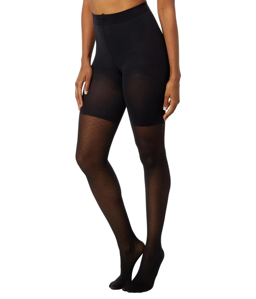 SPANX Fashion Tight-End Tights Micro Dot Fishnet 1