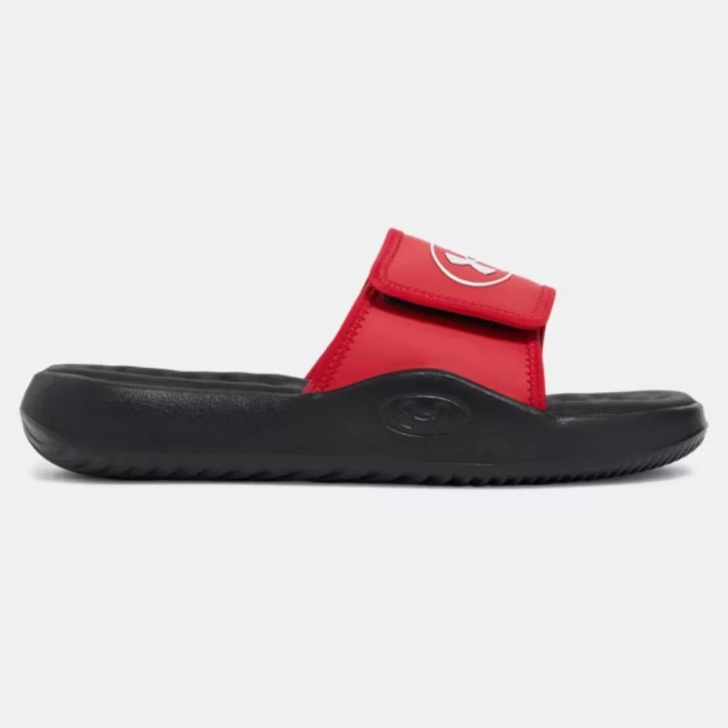 Under Armour Ignite Pro 8 6000337-600 Sandals Men's Red Slip-On Slide JAX378 2