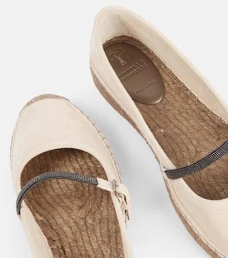 Brunello Cucinelli Monili suede espadrilles 5