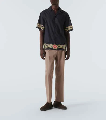 ETRO Floral cotton bowling shirt 2