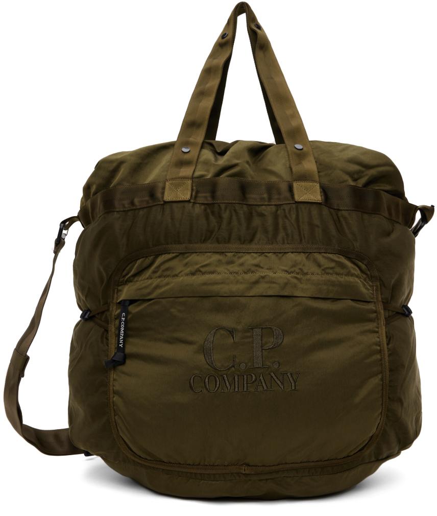 C.P. Company Khaki Nylon B Crossbody Messenger Bag