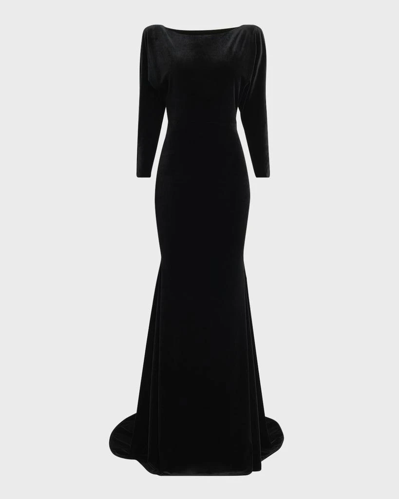 Shop Velvet Gown with Open Cowl Back on Sale at BeyondStyle  Get 72% Off Velvet  Gown with Open Cowl Back with Limited-Time Flash Deals, Exclusive  Discounts, and Special Offers. Enjoy Unbeatable