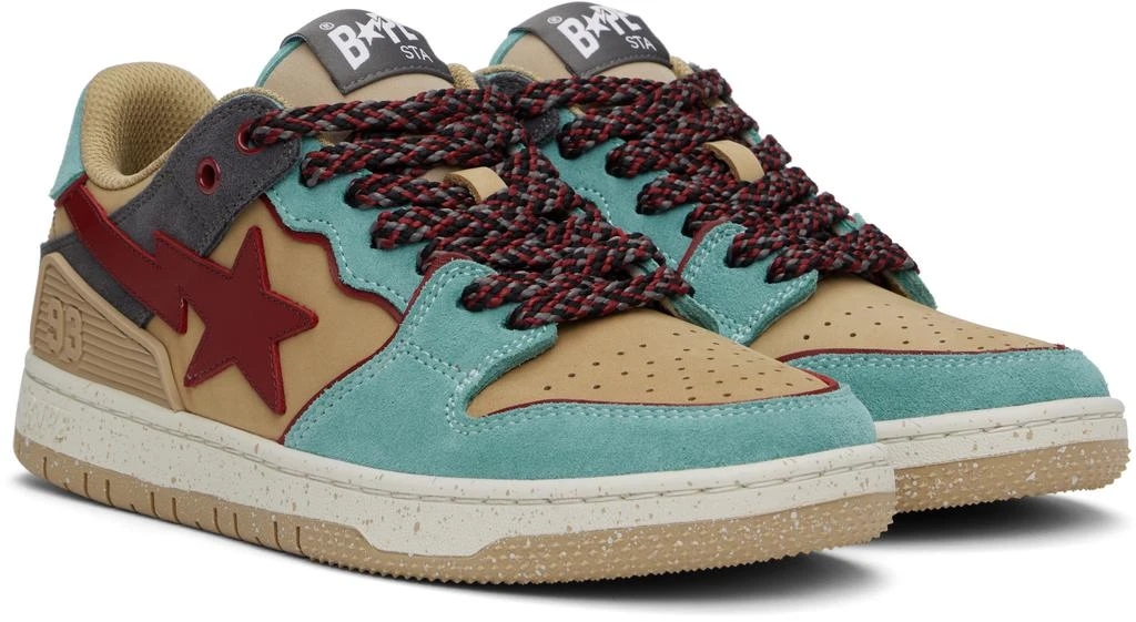 Bape Blue & Khaki BAPE SK8 STA #4 Sneakers 4