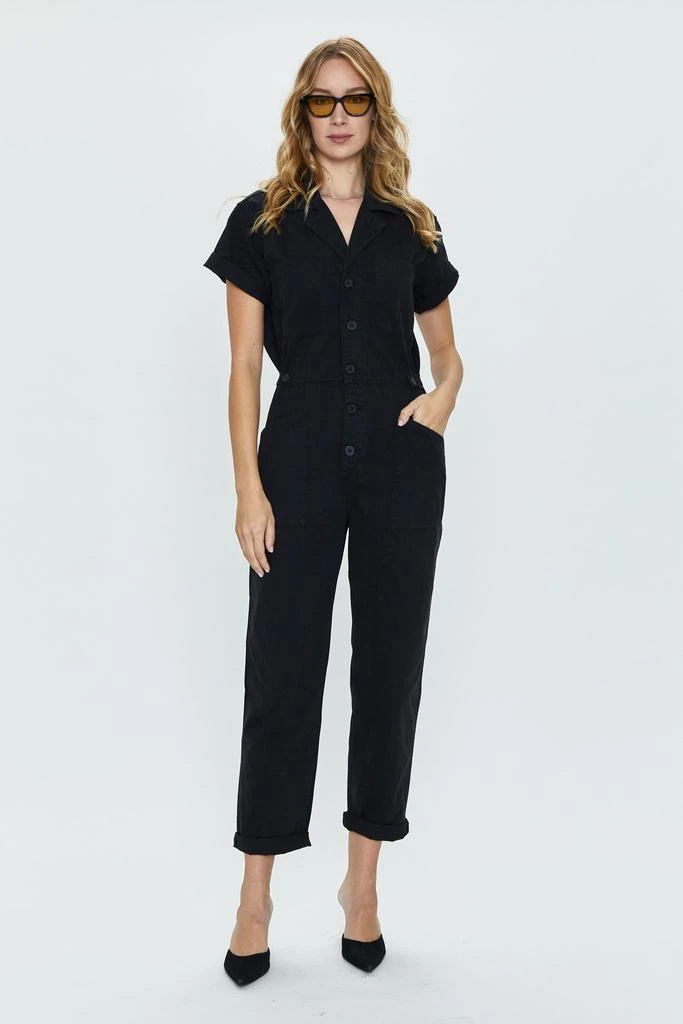 Pistola Denim Grover Short Sleeve Field Suit - Fade To Black 4