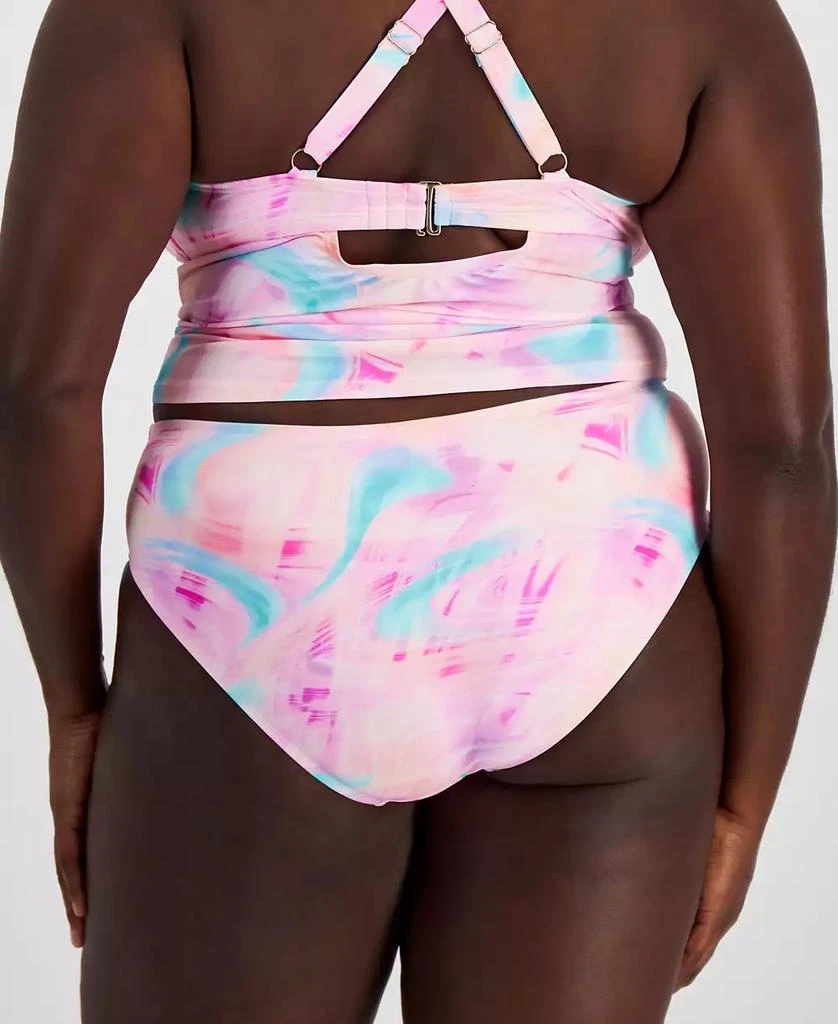 California Waves Salt + Cove Plus Size Tie-Dyed Swim Bottoms, Created for Macy's 2