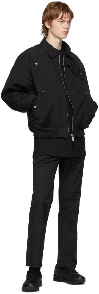 C2H4 Black Intervein Track Pants 4
