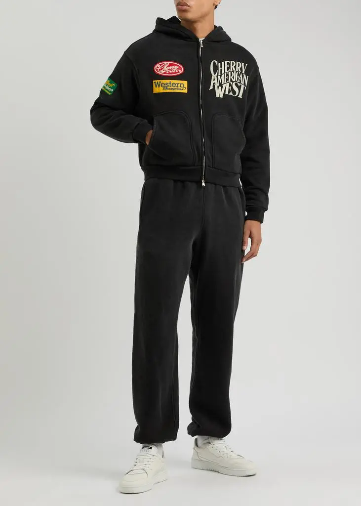 CHERRY LOS ANGELES Logo hooded cotton sweatshirt  4