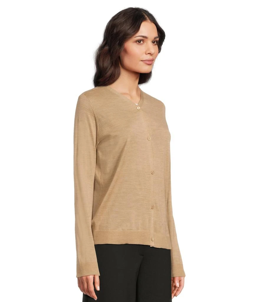 Eileen Fisher Super Fine Merino V-neck Cardigan 2