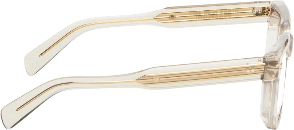 Cutler and Gross Beige 1410 Square Glasses 2