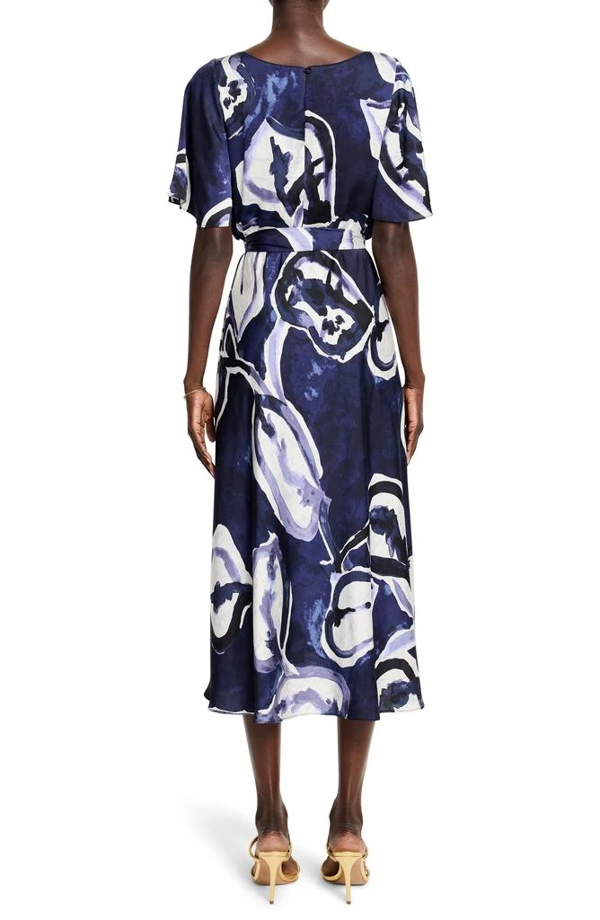 NIC+ZOE Watercolor Vines Jeni Tie Waist Dress 2