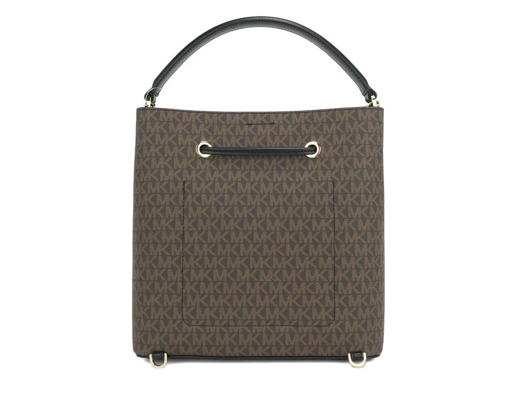 Michael Kors Michael Kors Suri Large Signature PVC Convertible Bucket Bag to Backpack Bag (Women's Signature) 2