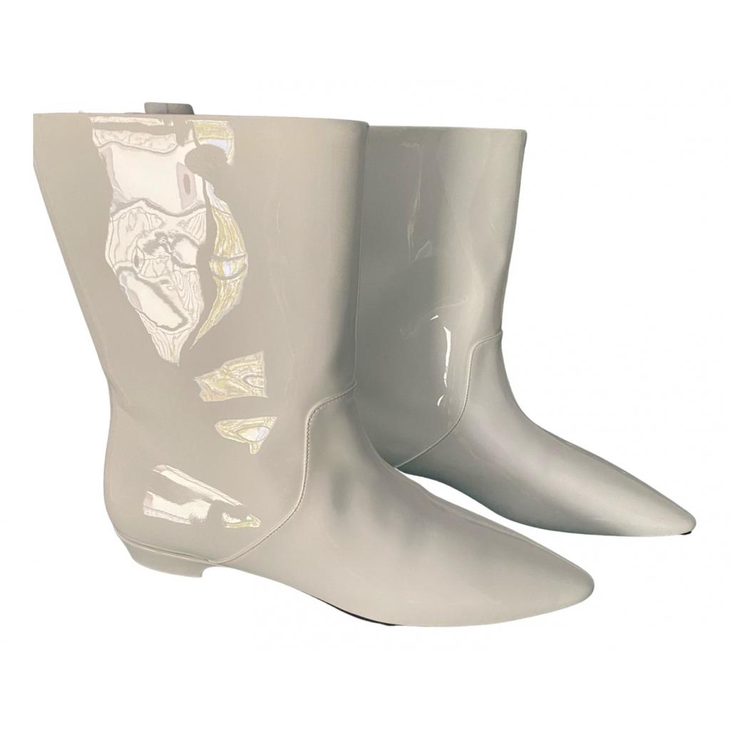 Miu Miu Miu Miu Patent leather ankle boots