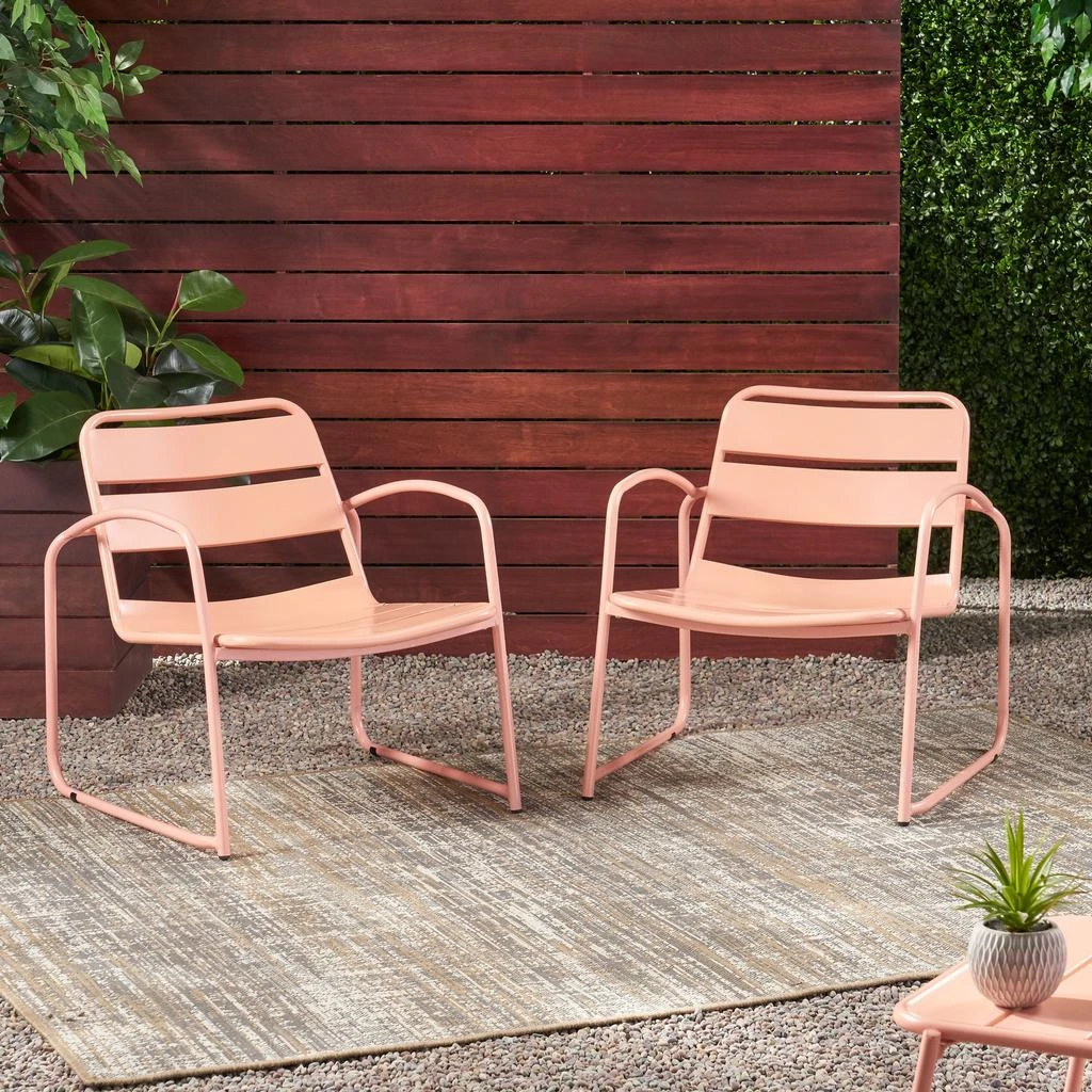 Streamdale Furniture Streamdale Minimalist Outdoor Patio Chairs for Stylish Relaxation 5