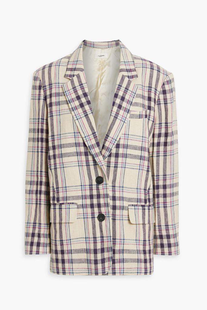 Isabel Marant Étoile Ilindae checked linen blazer