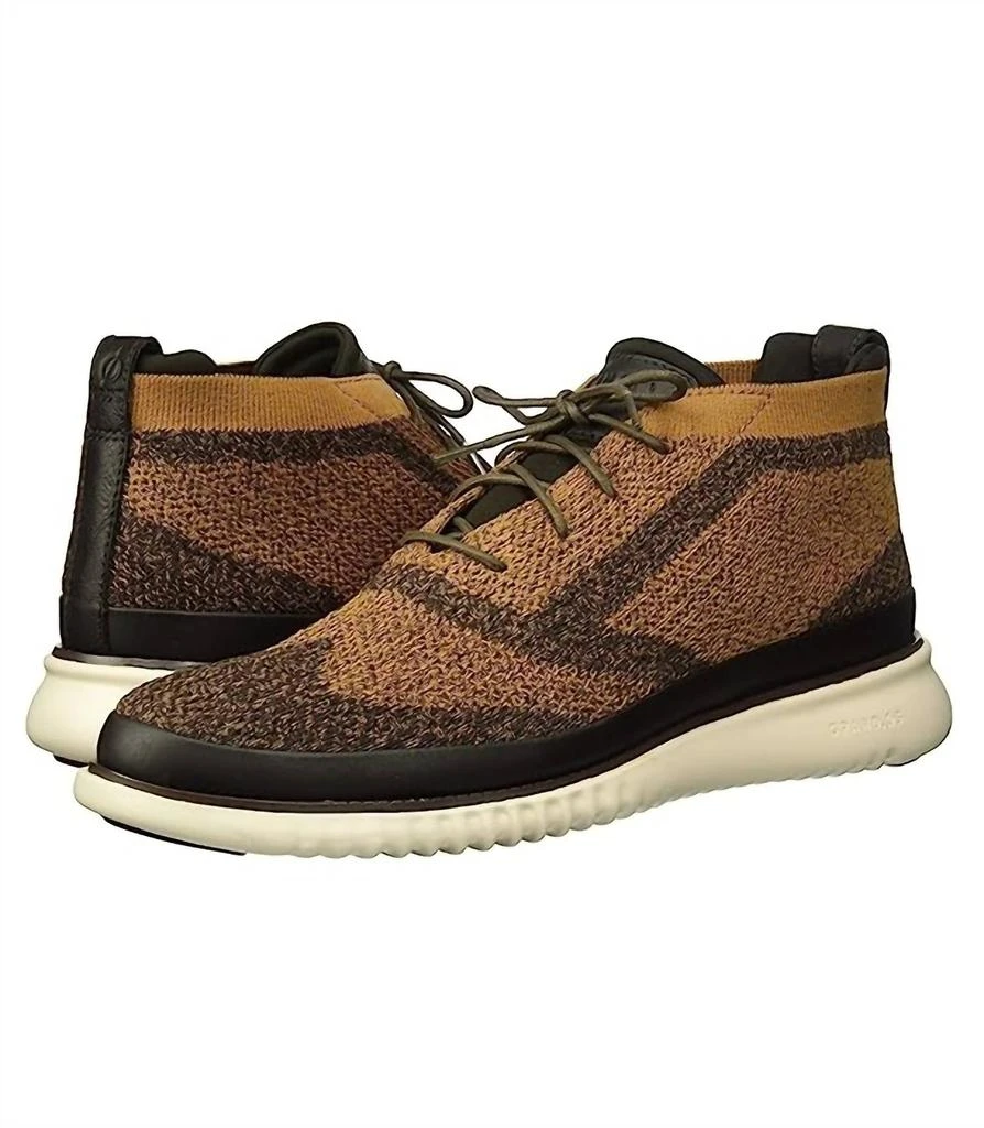 Cole Haan 2.zerogrand Stitchlite Chukka Waterproof Sneaker In Ch Habana Heathered/brazilian Sand 1