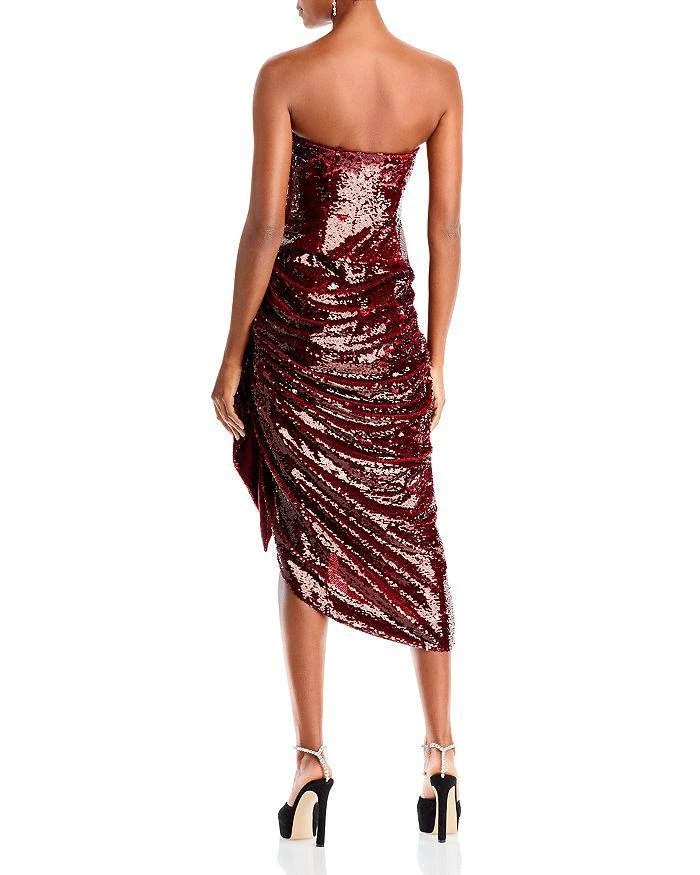 Cinq à Sept Shea Strapless Sequin Dress 3