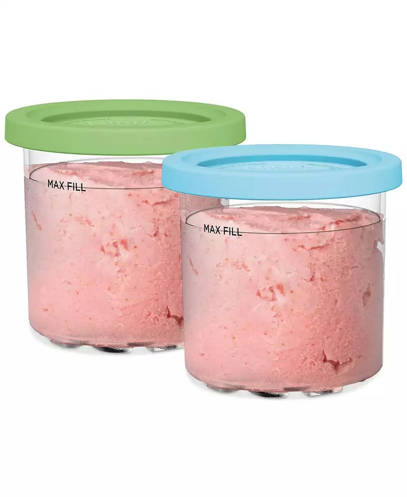 Ninja CREAMi Pint Containers with Colored Lids, Set of 2 2