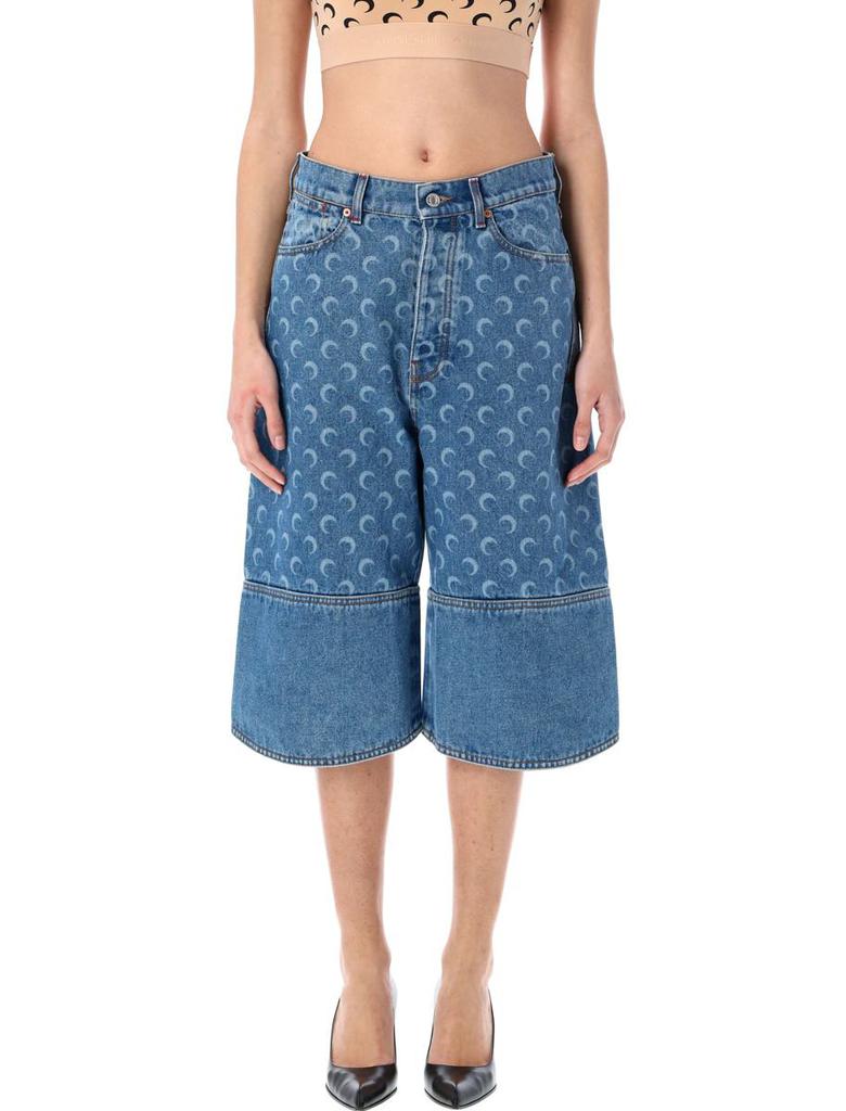 Marine Serre Moon Laser Demin Bermudas – On Sale Now with Up to 23