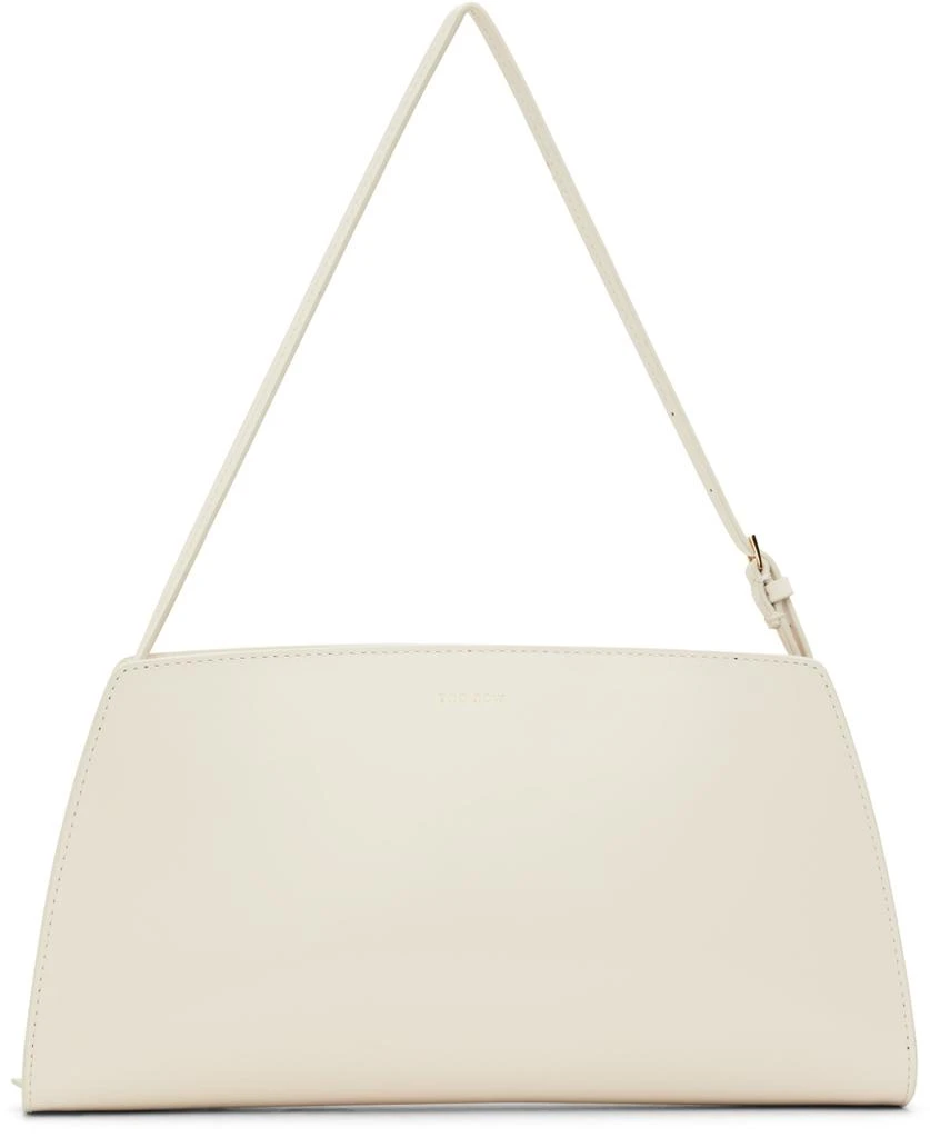 The Row Off-White Dalia Baguette Bag 1