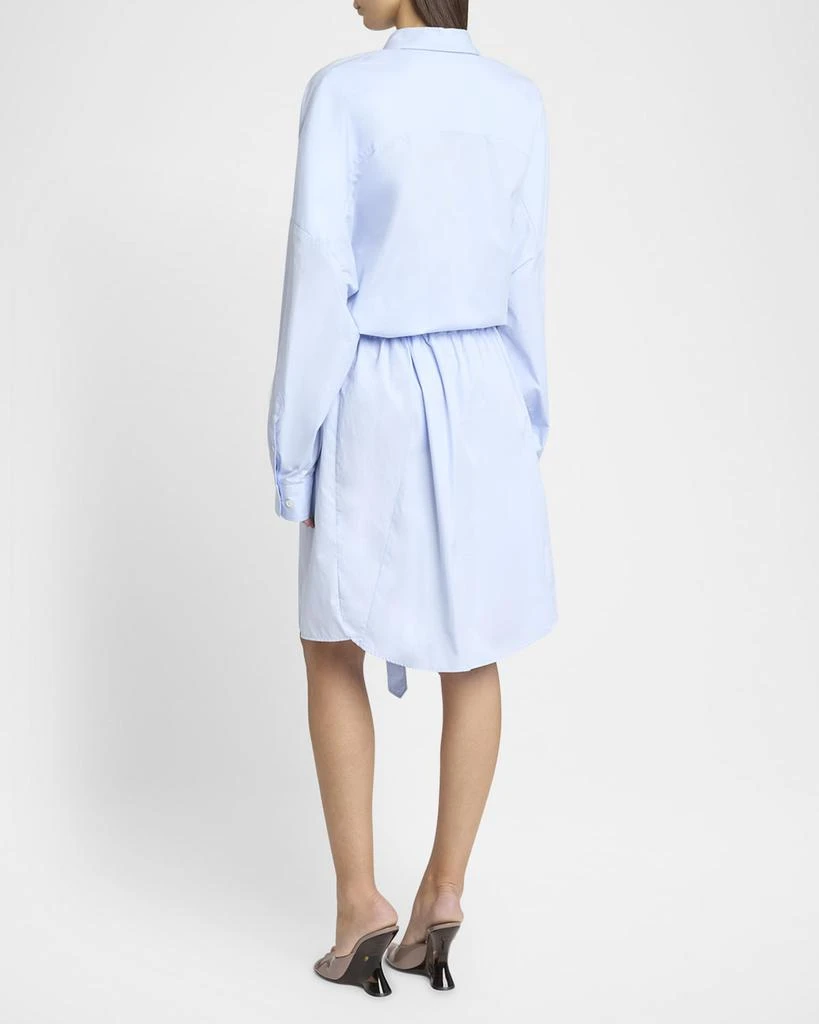 Dries Van Noten Dindi Belted Long-Sleeve Shirtdress 3