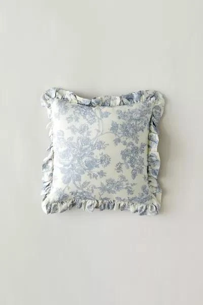 Urban Outfitters Harper Patterned Ruffle Throw Pillow 2
