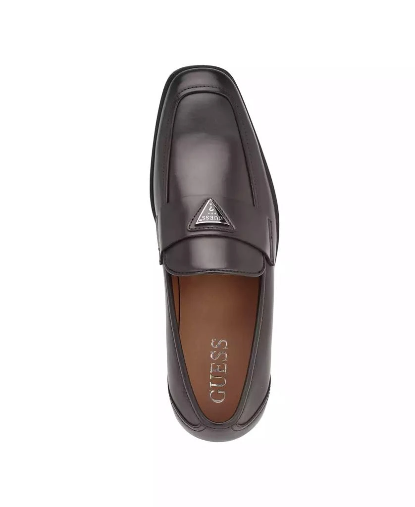 GUESS Men's Hemmer Square Toe Slip On Dress Loafers 8