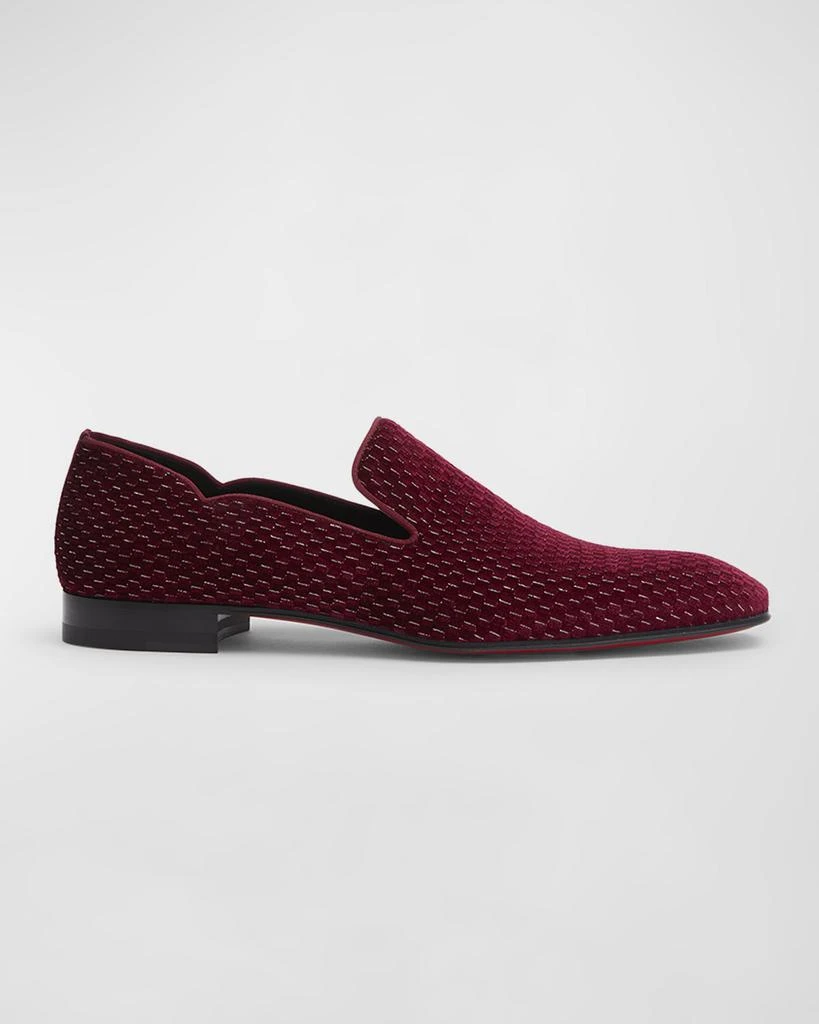 Christian Louboutin Men's Dandy Chick Orlato Velvet Loafers 1