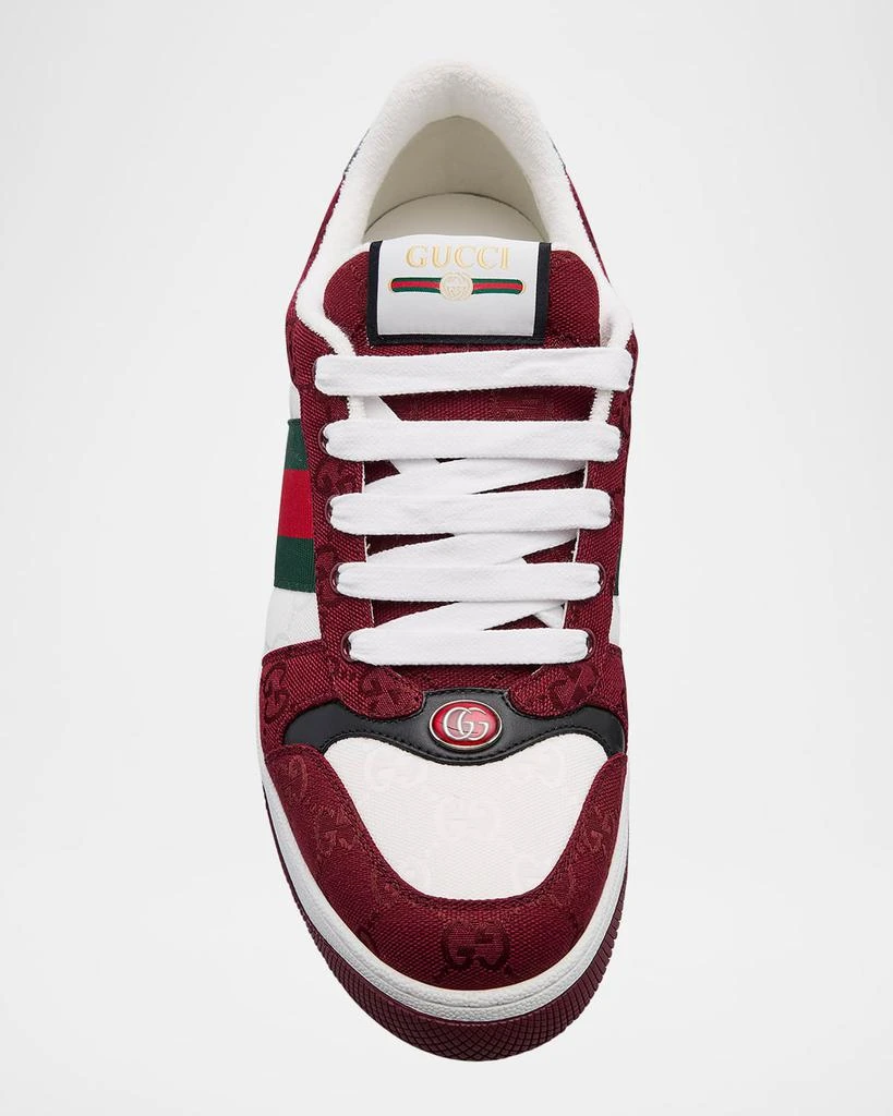 Gucci Men's Screener GG Canvas Low-Top Sneakers 4