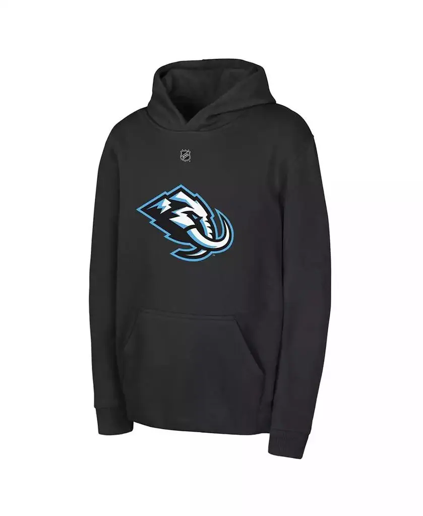 Outerstuff Big Boys and Girls Black Utah Mammoth Primary Logo Pullover Hoodie