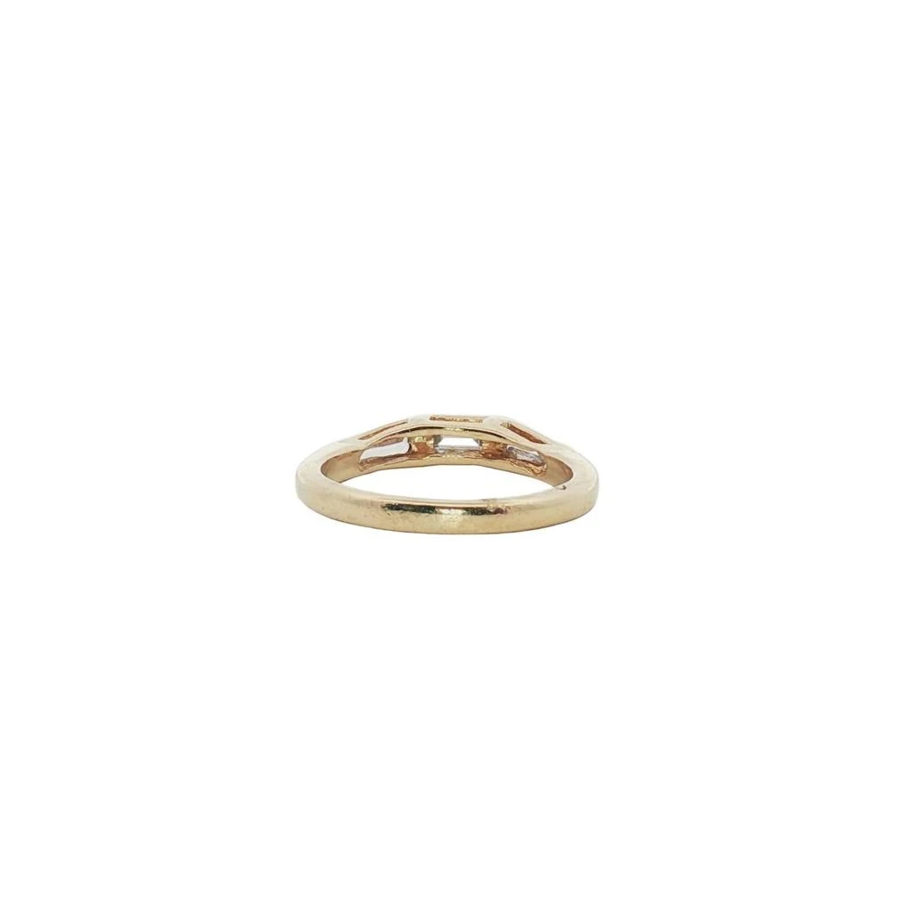 Normani Normani - Women's 3 Stone Baguette Wedding Band Ring 3