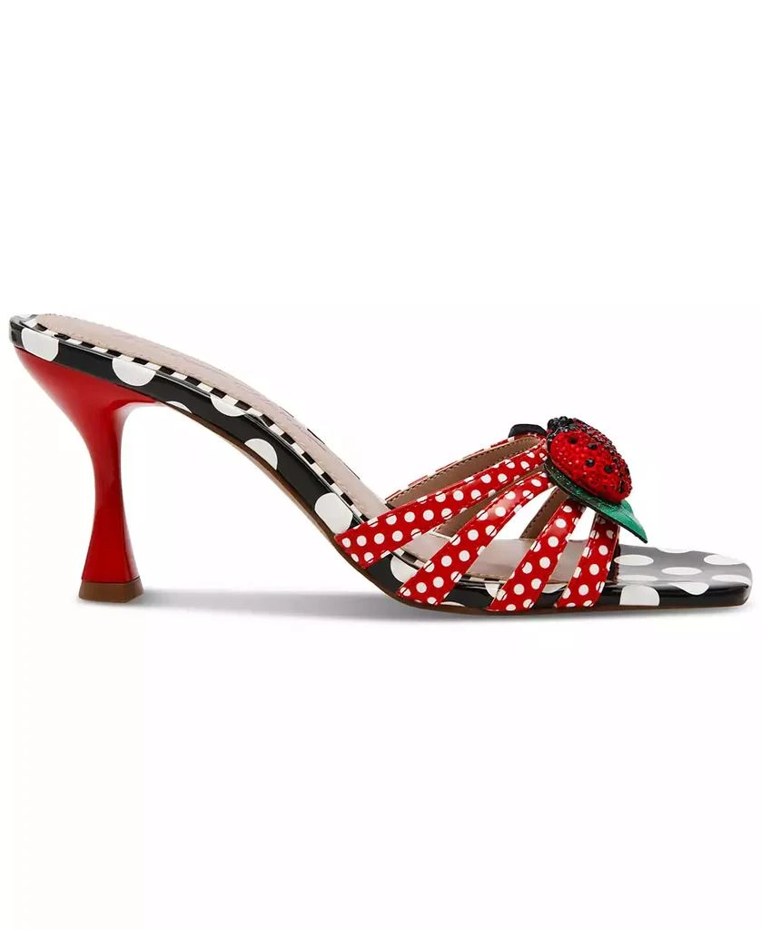 Betsey Johnson Women's Clovr Ladybug Embellished Dress Mules 2