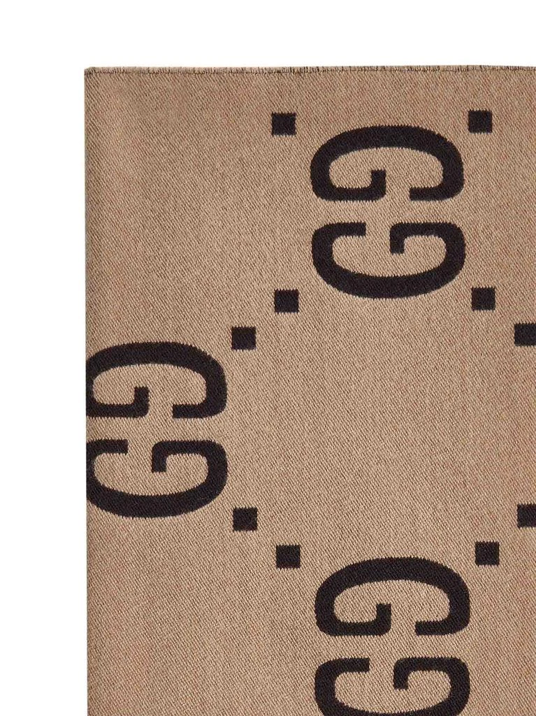 Gucci GUCCI | Wool and silk scarf with GG jacquard pattern | Man | PZ 2