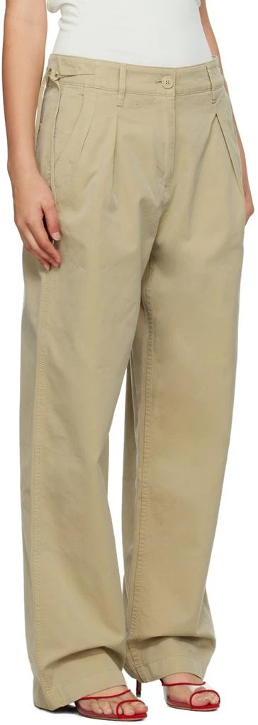 Saks Potts Beige Johan Trousers 2
