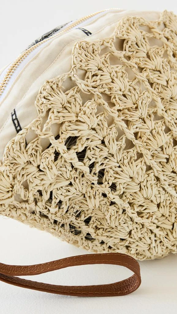Sensi Studio Thick Weave Seashell Clutch 4