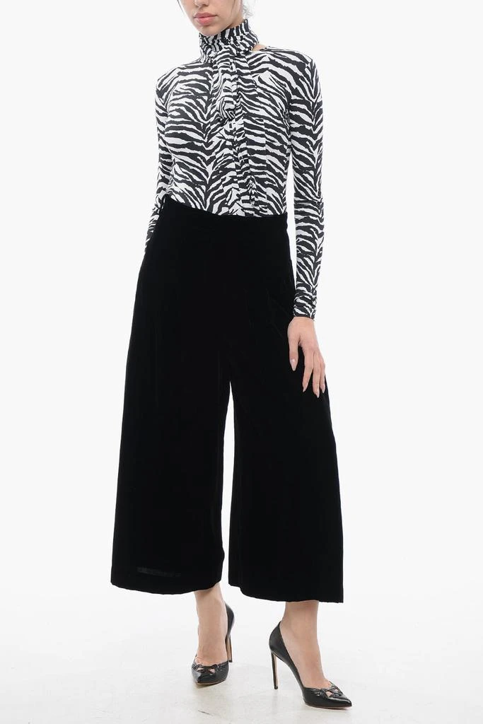 Dior Dior Velour Gaucho Pants with Hidden Closure 4