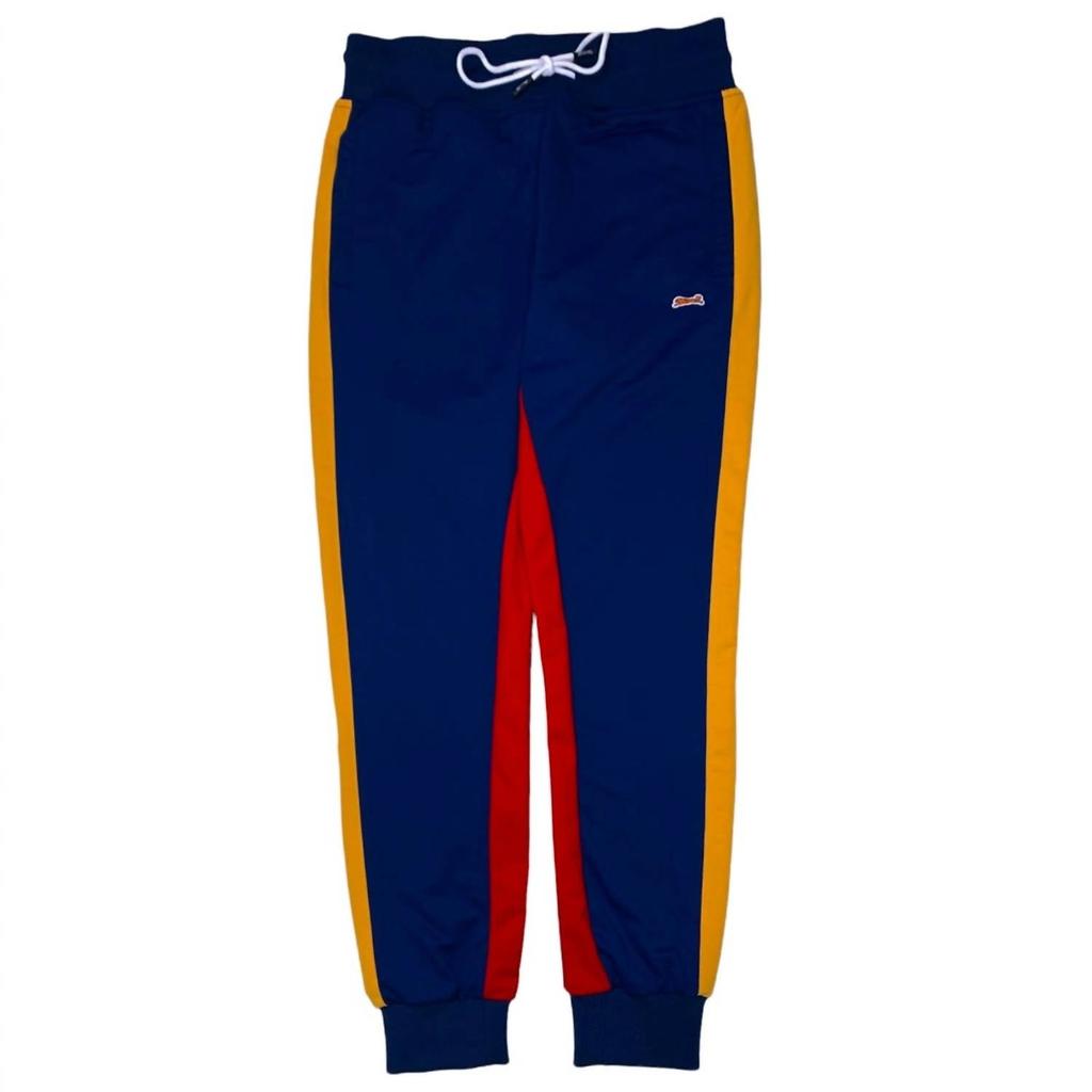Le Tigre Men's Patterned Jogger In Navy/gold
