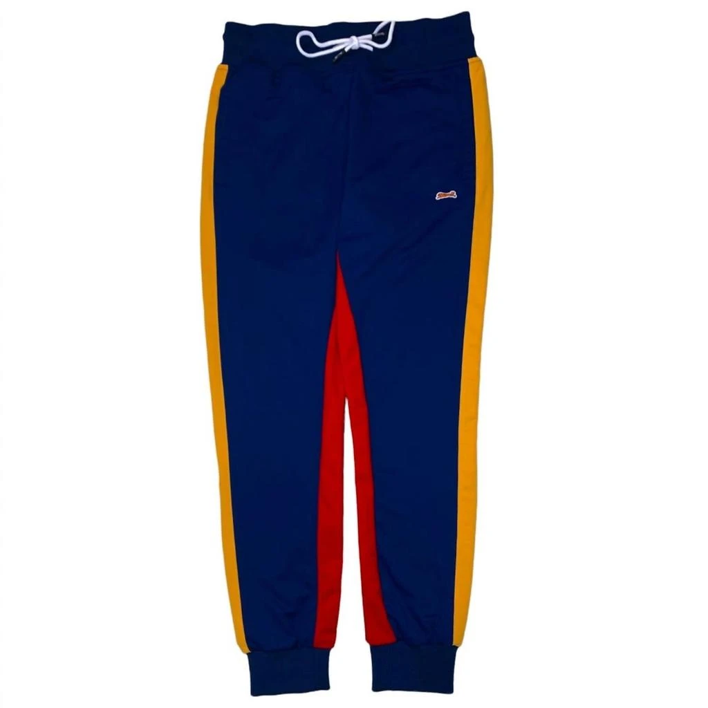 Le Tigre Men's Patterned Jogger In Navy/gold 1