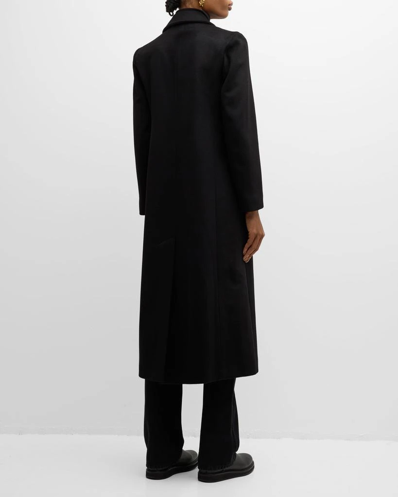 Fleurette Mia Single-Breasted Maxi Cashmere Coat 6