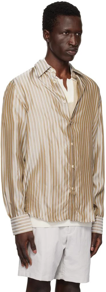 Tiger of Sweden Brown Baarney Shirt 2