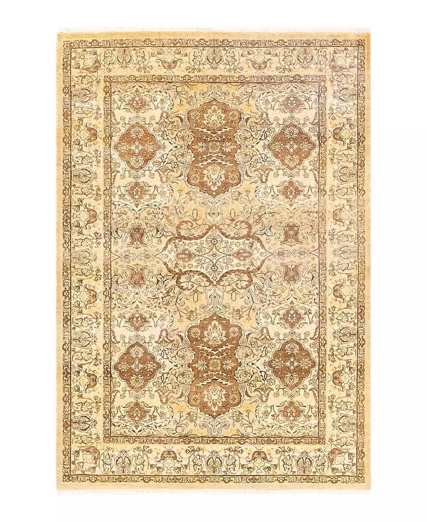 ADORN HAND WOVEN RUGS Mogul M15033 4'2" x 6'2" Area Rug 1
