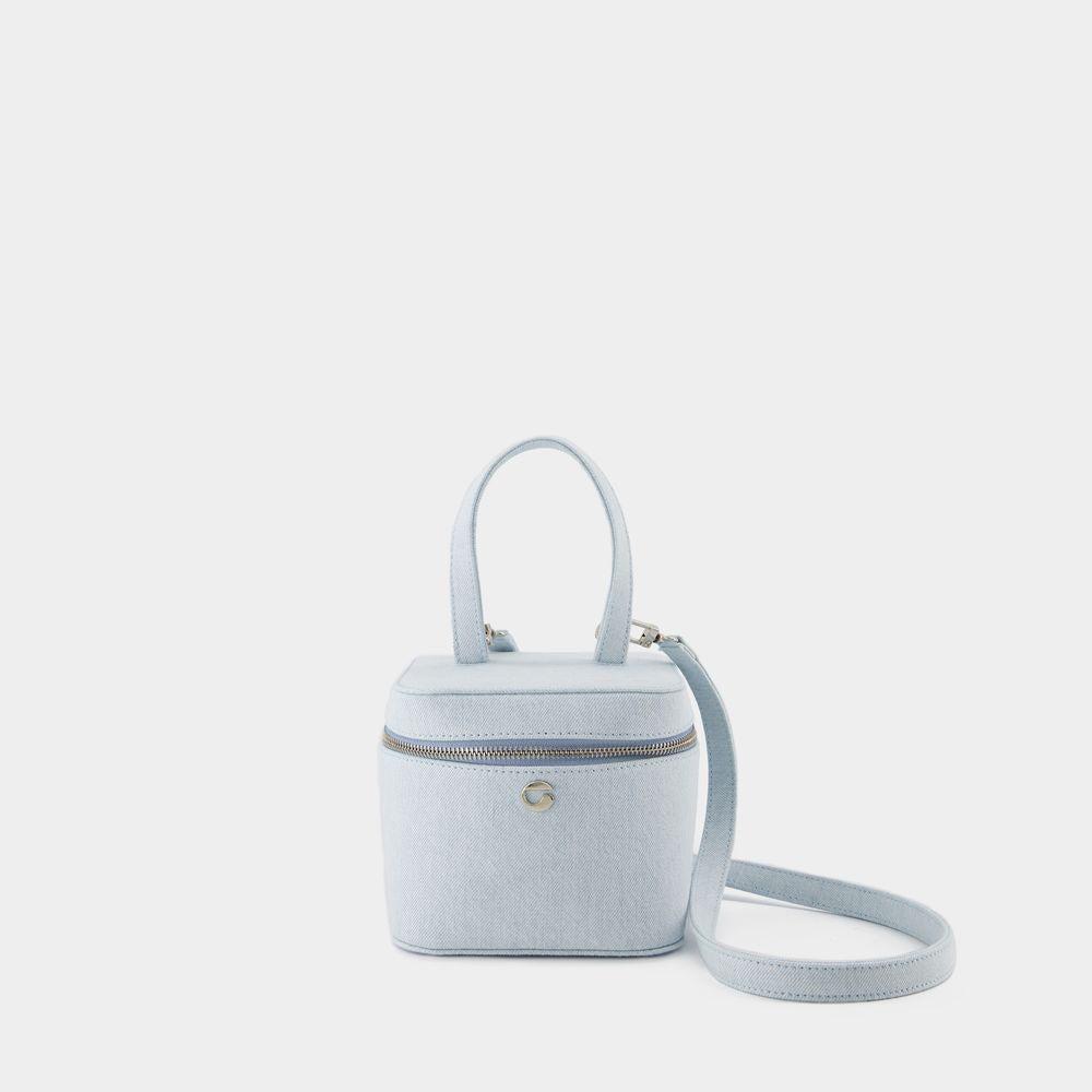 トートバッグ Coperni Denim Vanit-E - Coperni - Cotton - Blue COPERNI Coperni Denim Vanit-E - Tote Bags - BeyondStyle