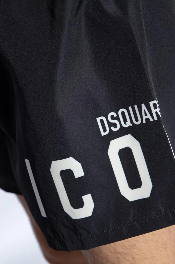 DSQUARED2 Dsquared2 Logo Printed Drawstring Swimming Shorts 4