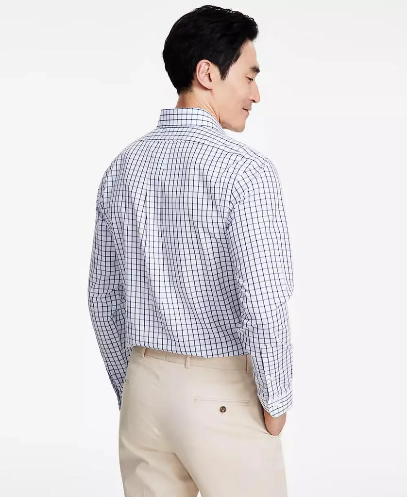 Brooks Brothers Men's Regular-Fit Windowpane Dress Shirt 2